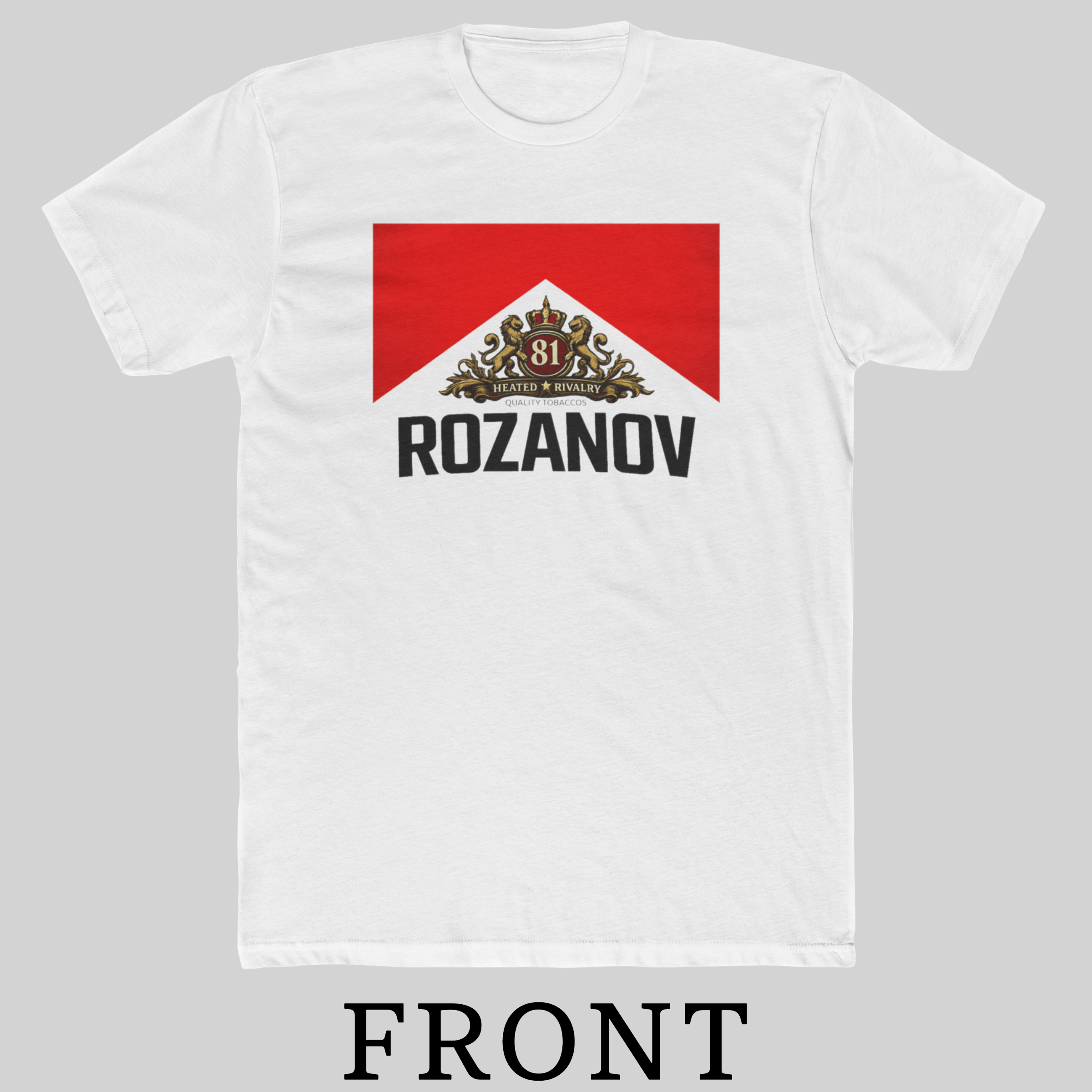 Rozanov Heated Rivalry Cigarette T-Shirt