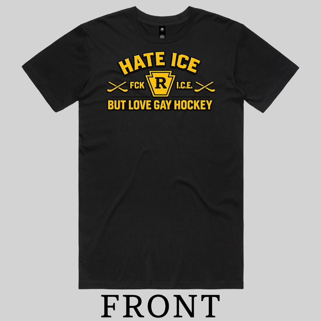 Heated Rivalry ilya rozanov (Fuck ICE) T-Shirt | Boston Raiders