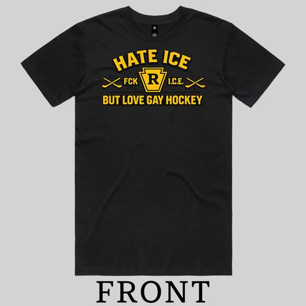 Heated Rivalry ilya rozanov (Fuck ICE) T-Shirt | Boston Raiders